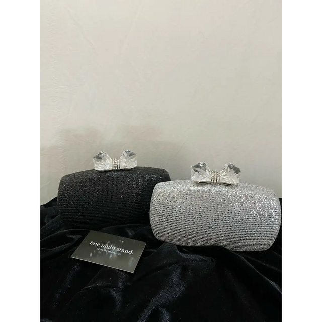 ONSDH Sparkle Clutch In Silver or Black - Bags