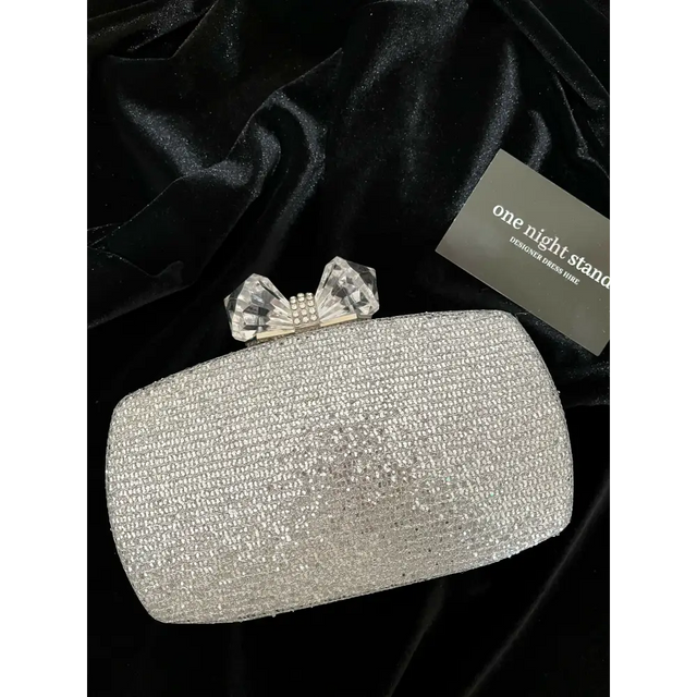 ONSDH Sparkle Clutch In Silver or Black - Bags
