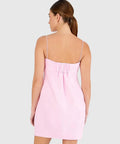 Oroton Contrast 3D Flower Mini Dress Size 14 - 14 / Multi - Dresses