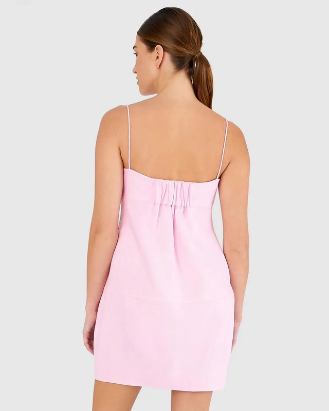 Oroton Contrast 3D Flower Mini Dress Size 14 - 14 / Multi - Dresses