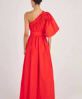 Oroton One Shoulder Dress - True Red - 6 / Red - Dresses