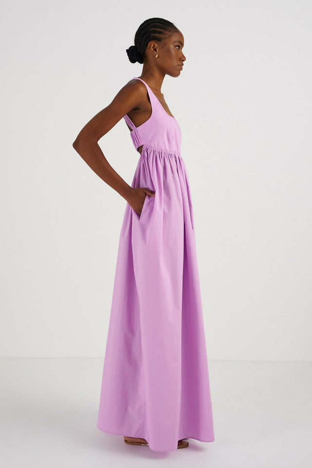 Oroton Strappy Sundress Lilac Size 10 - 10 / Lilac - Dresses