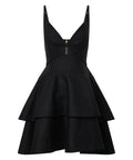 Oroton Tiered Bodice Dress Size 8 - 8 / Black - Dresses