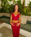 Orphe Merlot Set - Burgundy - 10 / Red - Outfit Sets