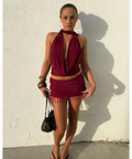 Orphe Ruby Set - Burgundy - 6 / Red - Outfit Sets