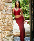 Orphe x Jess Bader Merlot Set - 8 / Red - Outfit Sets