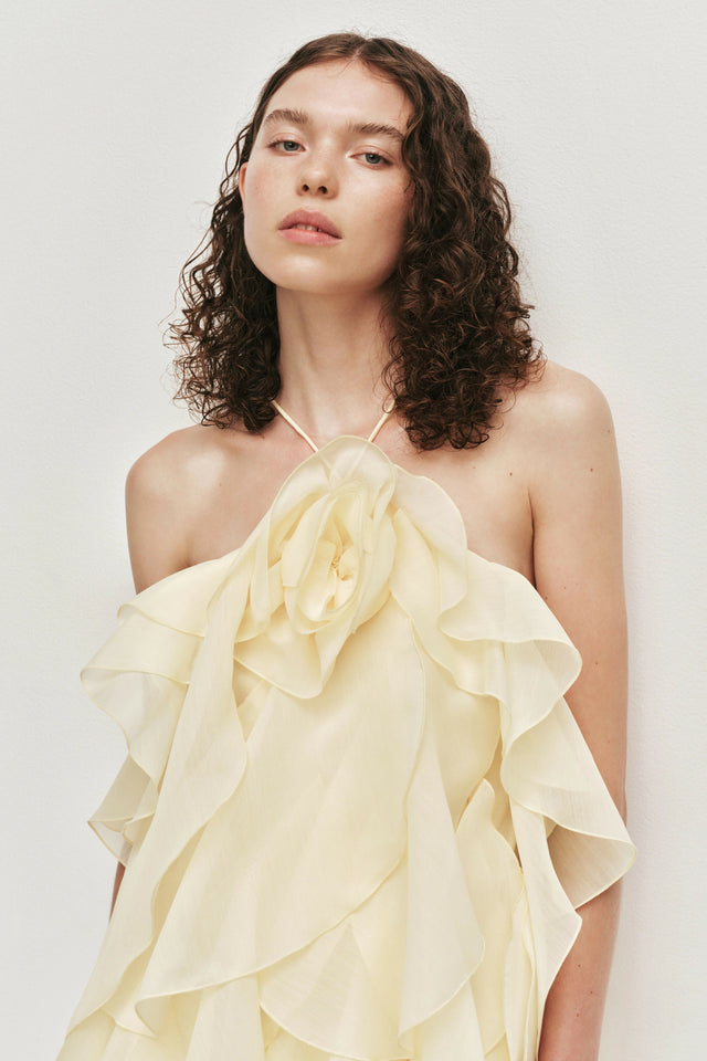 Aje Pandorea Gown - Yellow Size 10