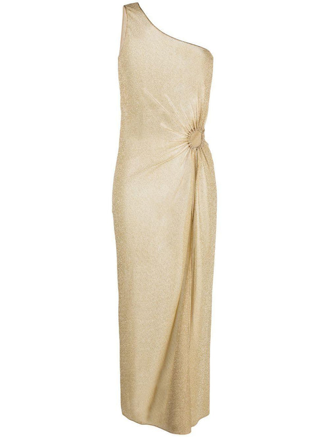 OSEREE - Oseree Lumerie one-shoulder dress