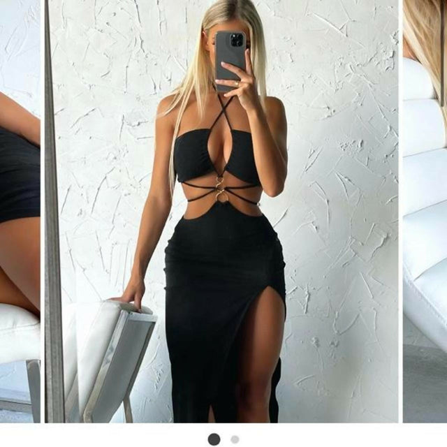 Outcast Alora Maxi Dress - 6 / Black - Dresses