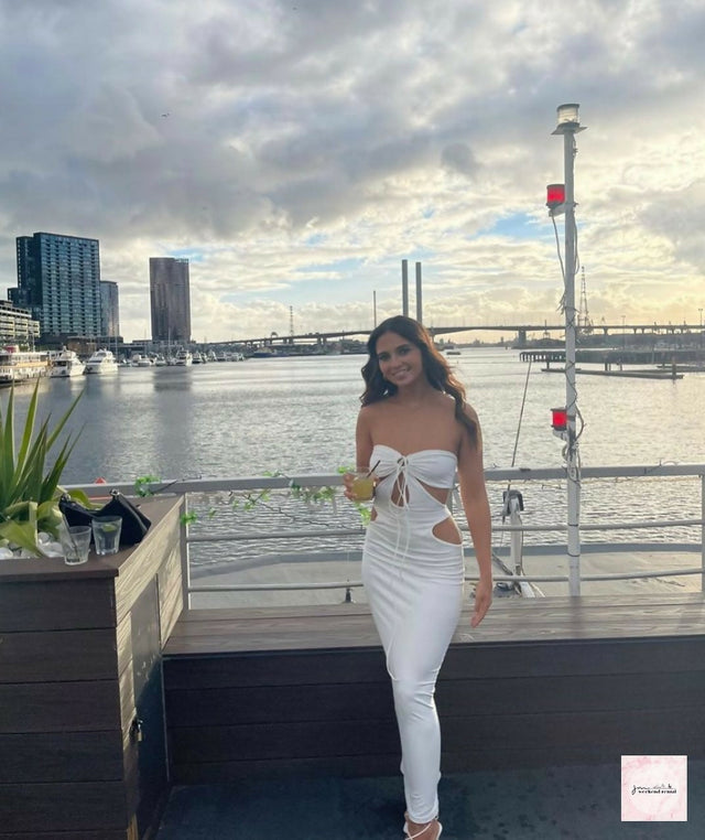 Outcast Fireball Maxi Dress - 6 / White - Dresses