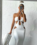 Outcast Fireball Maxi Dress - 6 / White - Dresses