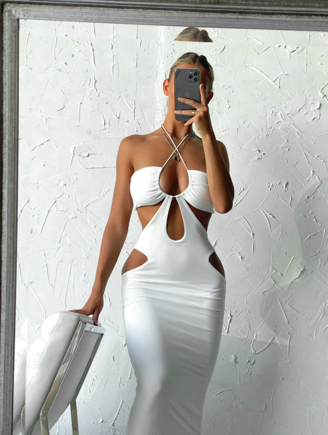 Outcast Fireball Maxi Dress - 6 / White - Dresses