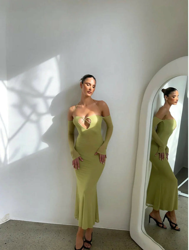 Outcast Lila Maxi Dress - 8 / Yellow - Dresses