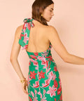 Ownley Kara Midi Dress In Pineapple Print - 8 / Print - Dresses