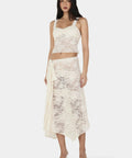 Ownley Online Gigi Wrap Skirt Ivory & Avery Top - 6 / White - Outfit Sets