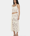 Ownley Online Gigi Wrap Skirt Ivory & Avery Top - 6 / White - Outfit Sets