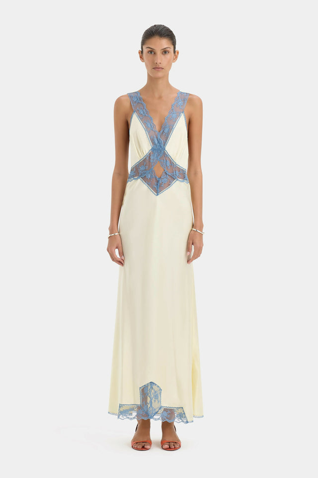 Sir Aries Cut Out Gown in Butter