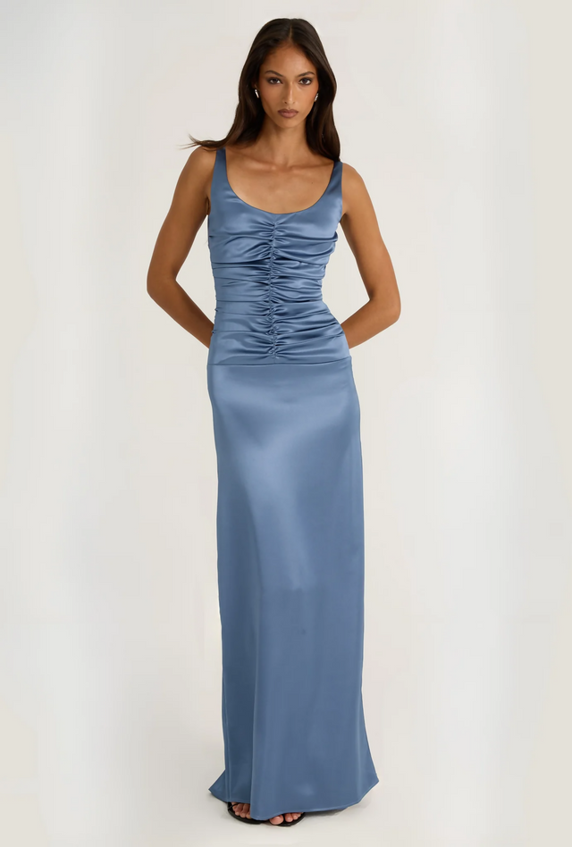 Ance Gria Atlein Gown | Blue