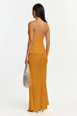 Acler Gilwell Maxi Dress - Neon Mango view 3