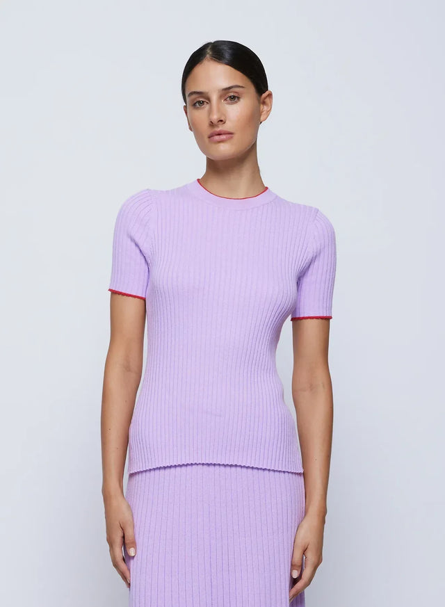 Anna Quan Bebe Top Felicia Skirt Lilac Orchid Set