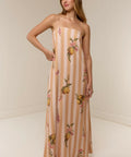 Palm Noosa Alessia Dress Citrus Stripe - 12 / Print - Dresses