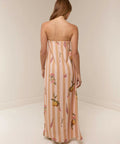 Palm Noosa Alessia Dress in Citrus Stripe - Dresses