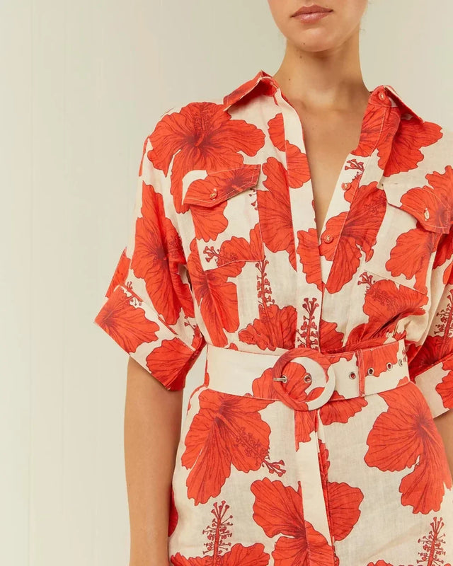 Palm Noosa Carmellia Dress - 8 / Floral - Dresses