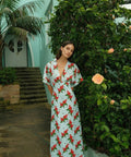 Palm Noosa Jasmine Dress in Sky Garden - 8 / Floral - Dresses