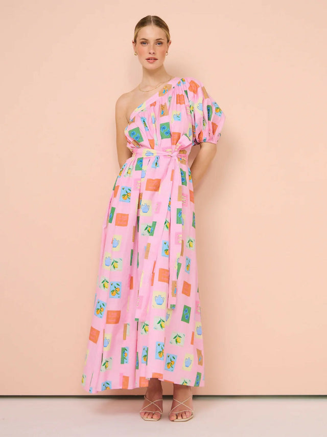 Palm Noosa Lotus Maxi Dress Pink Size 8 - 8 / Pink - Dresses