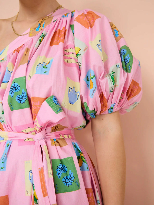 Palm Noosa Lotus Maxi Dress Pink Size 8 - 8 / Pink - Dresses