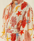 Palm Noosa Noddy Dress Coral Size 10 - 10 / Print - Dresses