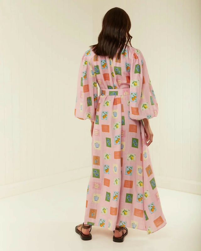 Palm Noosa Noddy Dress Pink Emblem Size 8 - 8 / Pink - Dresses