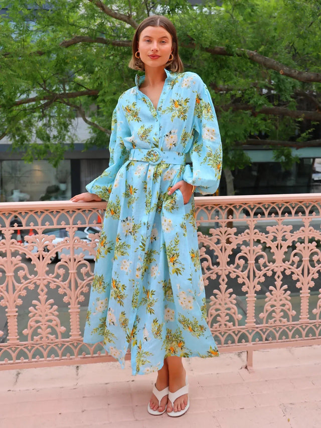 Palm Noosa Noddy Dress Wild Berry - 10 / Blue - Dresses