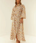 Palm Noosa Noddy Tomato Tiles Maxi Dress Print Size 8 - 8 / Print - Dresses