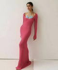 Paris Georgia Elemental Knit Dress - 8 / Pink - Dresses