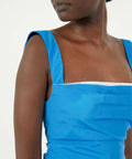 Paris Georgia Raf Midi Dress - 8 / Blue - Dresses
