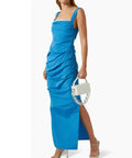 Paris Georgia Raf Midi Dress - 8 / Blue - Dresses