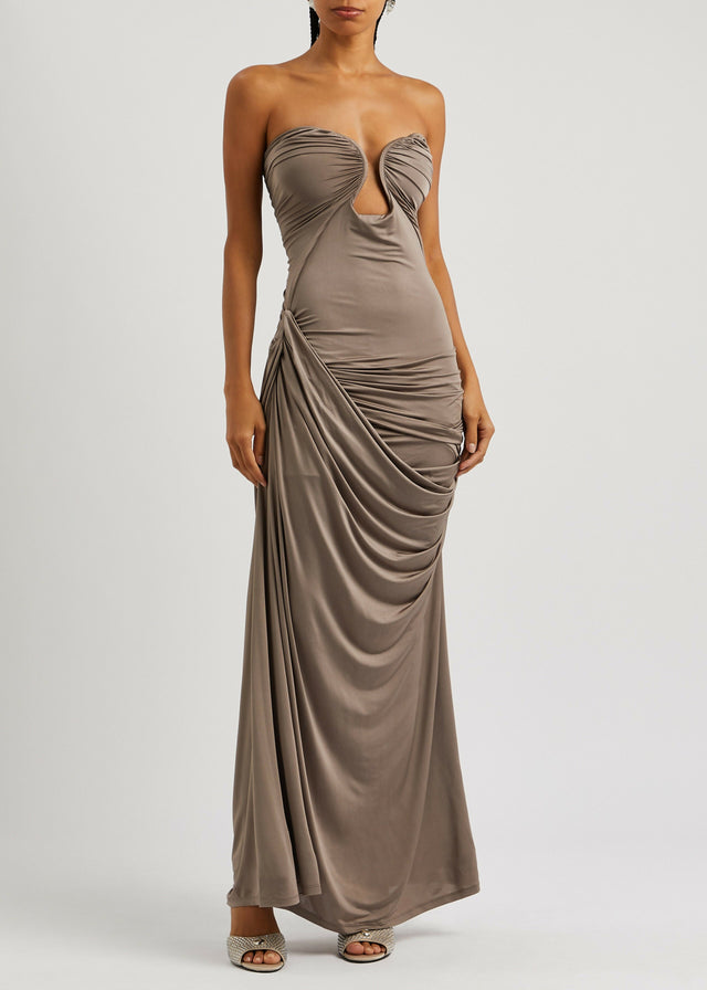 Paris Georgia Val Dress/Gown Concrete - Dresses