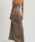 Paris Georgia Val Dress/Gown Concrete - Dresses