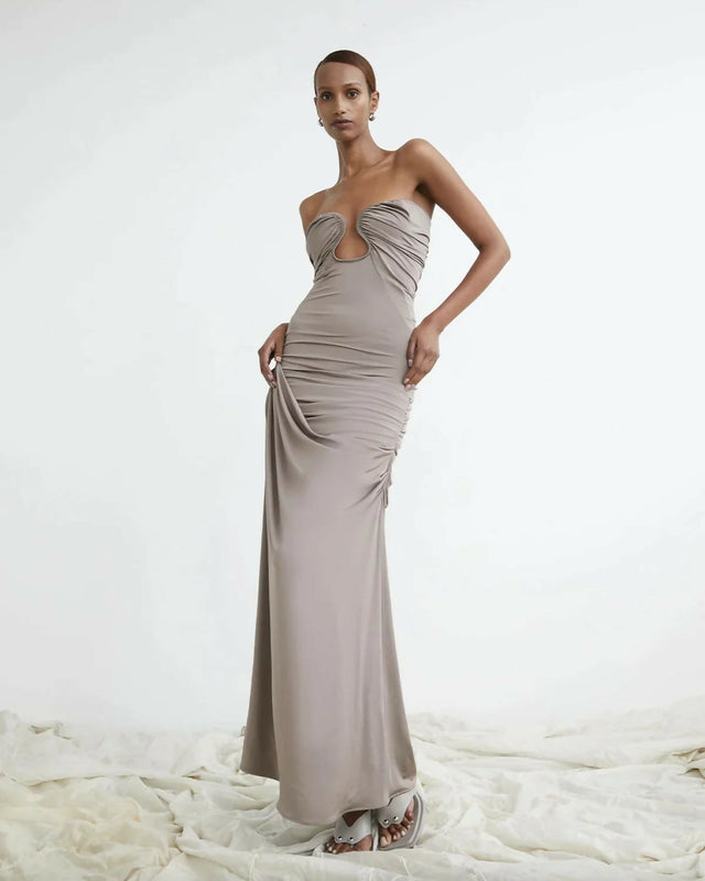 Paris Georgia Val Dress/Gown Concrete - Dresses