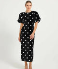 Paschudas Dottie Sleeve Midi - 16 / Black - Dresses