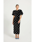 Paschudas Dottie Sleeve Midi - 16 / Black - Dresses