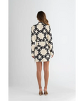 Pasduchas Covert Shirt Dress Size in Black and Cream AU 10 - 10 / Print - Dresses