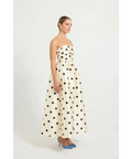 Pasduchas Dottie Strapless Midi Dress - 8 / White - Dresses