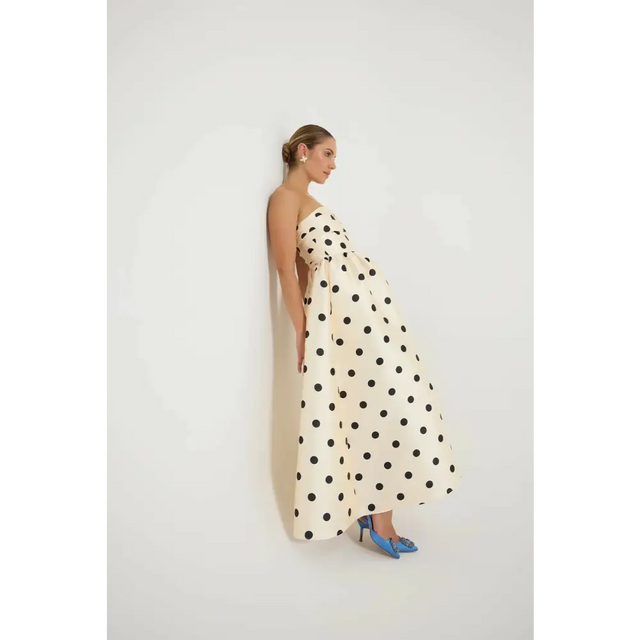 Pasduchas Dottie Strapless Midi Dress - Dresses