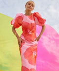 PASDUCHAS Kalani Sleeve Midi - 12 / Multi - Dresses