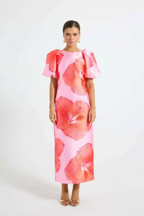 PASDUCHAS Kalani Sleeve Midi - 12 / Multi - Dresses