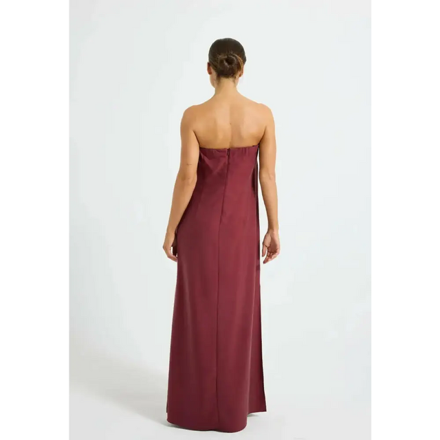 Pasduchas Romance Strapless Maxi - 12 / Red - Dresses
