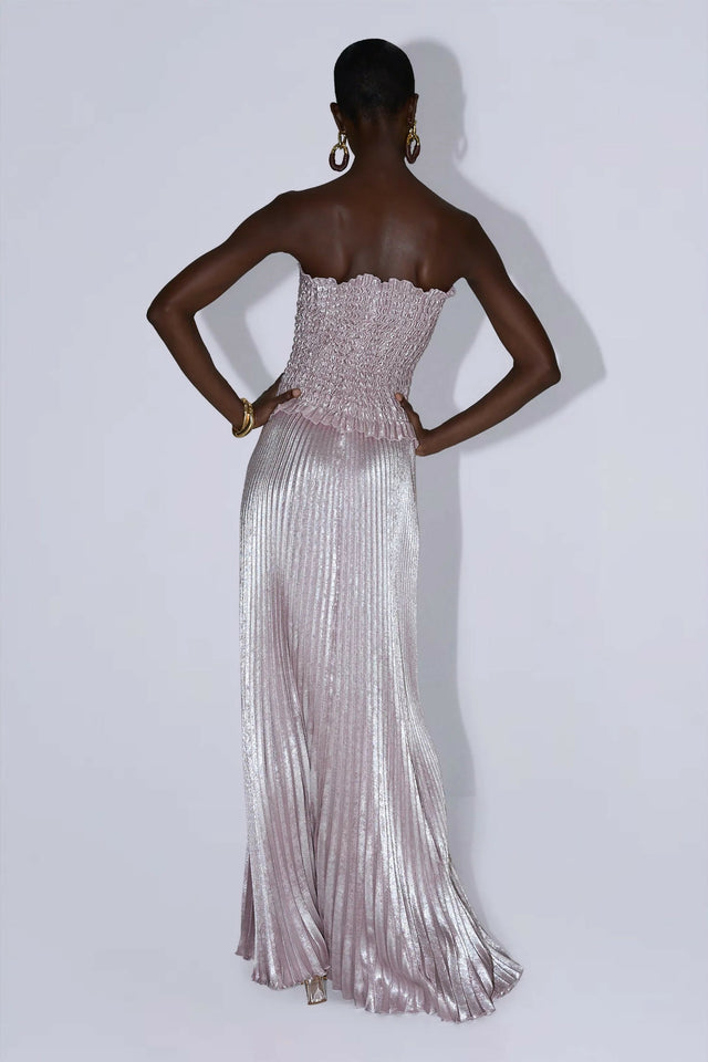 L'Idee Maya Gown Dusty Pink Shimmer Size 8,10