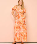 Peony Forever Maxi Dress In Paloma - 10 / Orange - Dresses